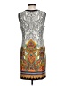 Sandra Darren Paisley Gray Cocktail Dress Size 12 - photo 2