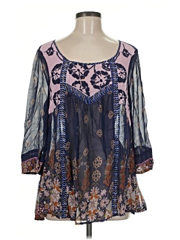 Floreat 3/4 Sleeve Blouse (view 1)