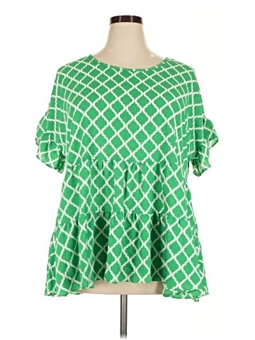 Spin Short Sleeve Blouse (view 1)