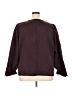 Perceptions 100% Polyester Burgundy Long Sleeve Blouse Size 24 - photo 2