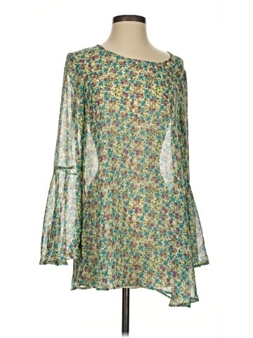 Indigo Soul 3/4 Sleeve Blouse (view 1)