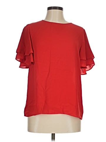 Ann Taylor Factory Short Sleeve Blouse (view 1)