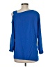 Tibi Blue 3/4 Sleeve Top Size M - photo 2