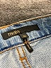 Maje Stars Blue Denim Shorts Size 36 waist - photo 3
