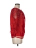 Pastel 100% Polyester Red 3/4 Sleeve Blouse Size M - photo 4