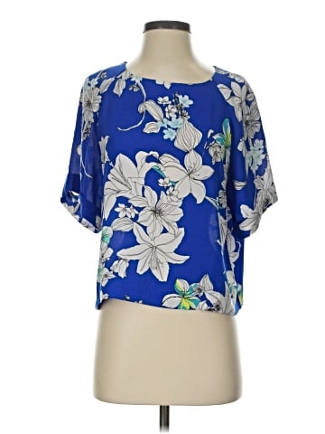 Bobeau Short Sleeve Blouse (view 1)