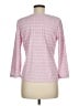 Sigrid Olsen 100% Polyester Pink 3/4 Sleeve Top Size M - photo 2