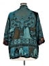 Soft Surroundings 100% Rayon Teal Kimono Size 1X - photo 2