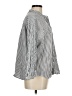 Levi's 100% Cotton Stripes Gray Long Sleeve Blouse Size M - photo 4