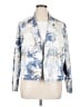 Chico's Print Blue Blazer Size XL (3) - photo 1