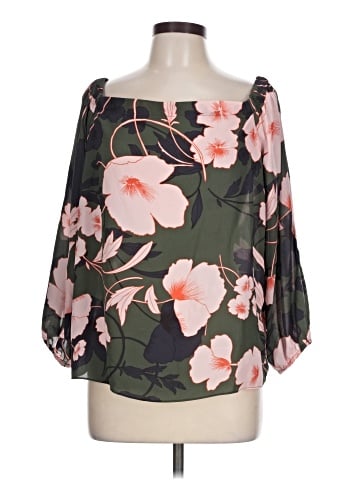 Bar III 3/4 Sleeve Blouse (view 1)