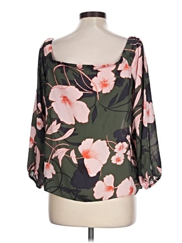 Bar III 3/4 Sleeve Blouse (view 2)