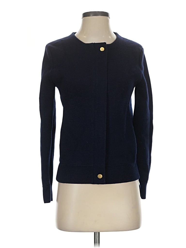 Pre-owned Jcrew Cardigan Sweater In Blue