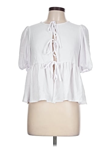 Discreet Short Sleeve Blouse (view 1)