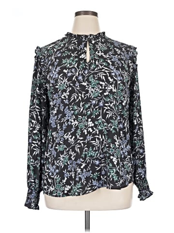 Ann Taylor LOFT Outlet Long Sleeve Blouse (view 1)