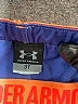 Under Armour 100% Polyester Color Block Blue Athletic Shorts Size 3T - photo 3