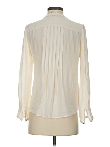 Rebecca Taylor Long Sleeve Silk Top (view 2)