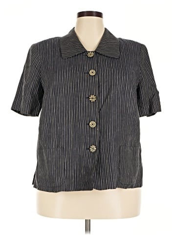 Maggy London Short Sleeve Blouse (view 1)