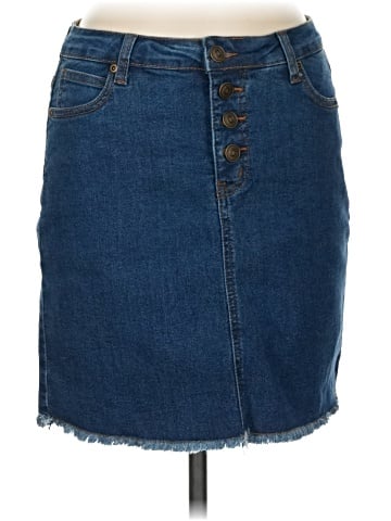 ModCloth Denim Skirt (view 1)