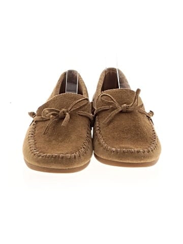 Madewell The Meadow Whipstitched Driver in Suede (view 2)