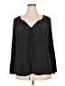 Ramy Brook 100% Polyester Black 3/4 Sleeve Blouse Size XXL (estimated) - photo 1
