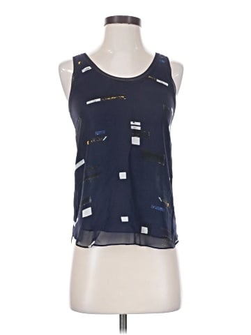 Babaton Sleeveless Silk Top (view 1)