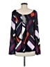 JCPenney 100% Polyester Black Long Sleeve Blouse Size M (estimated) - photo 2
