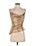 Superdown 100% Polyester Gold Sleeveless Top Size XS - photo 1