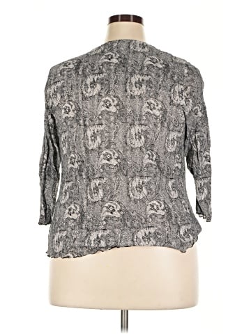 Laura Ashley 3/4 Sleeve Blouse (view 2)
