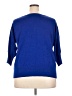 Apt. 9 Solid Black Blue 3/4 Sleeve Top Size XXL - photo 2