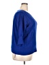 Apt. 9 Solid Black Blue 3/4 Sleeve Top Size XXL - photo 4
