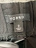 Torrid Solid Black Track Pants Size 2X Plus (2) - photo 4