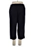 Basic Editions 100% Cotton Solid Black Casual Pants Size XL - photo 2