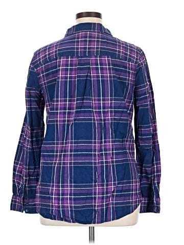St. John's Bay Long Sleeve Button-Down Shirt (view 2)