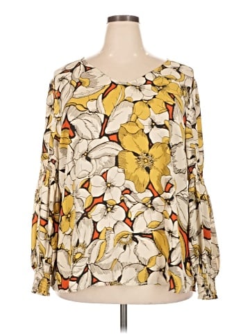 CAbi Long Sleeve Blouse (view 1)