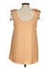 Hello Miz 100% Polyester Orange Sleeveless Top Size Med Maternity - photo 2