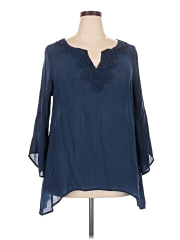 Zac & Rachel 3/4 Sleeve Blouse (view 1)