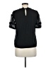 Boden Black Short Sleeve Blouse Size 6 - photo 2