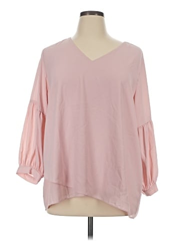 Karen Kane 3/4 Sleeve Blouse (view 1)