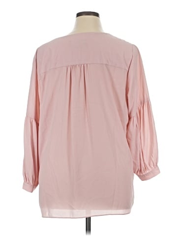 Karen Kane 3/4 Sleeve Blouse (view 2)