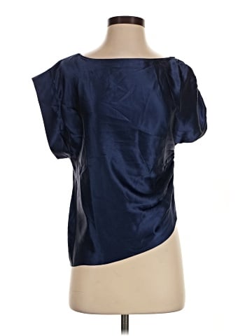Amanda Uprichard Short Sleeve Silk Top (view 1)