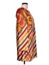 Assorted Brands 100% Polyester Graphic Orange Casual Dress Size L - photo 4