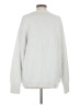 George 100% Cotton Solid Silver Pullover Sweater Size S - photo 2