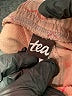 Tea 100% Cotton Hearts Gold Shorts Size 4 - photo 3