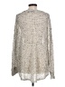 Apt. 9 Metallic Silver Pullover Sweater Size L - photo 2