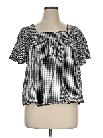 Tribal Short Sleeve Blouse (view 1)