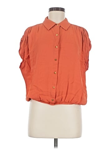Donna Karan New York Short Sleeve Blouse (view 1)