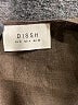 Dissh 100% Linen Brown Short Sleeve Blouse Size 4 - photo 7