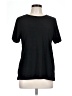 JM Collection Black Short Sleeve Top Size L - photo 1