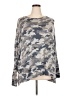 Three Dots Camo Gray Pullover Sweater Size XXL - photo 1